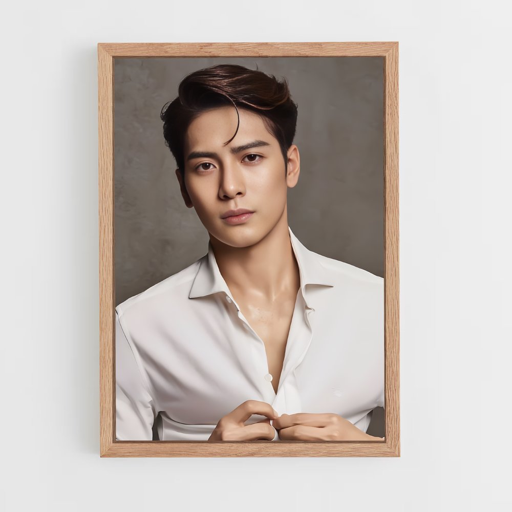 ap-jackson wang-2 cadre Bois clair