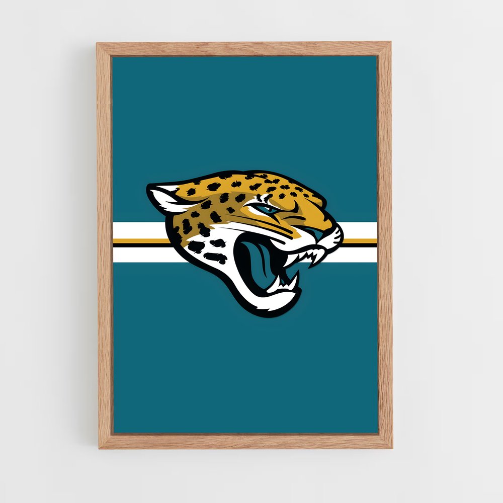 ap-jacksonville jaguars-4 cadre Bois clair