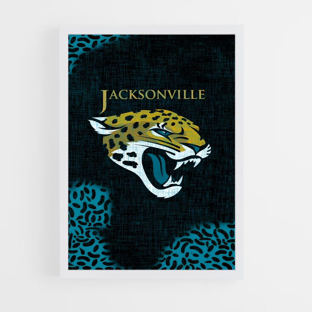 ap-jacksonville jaguars-5 cadre Blanc