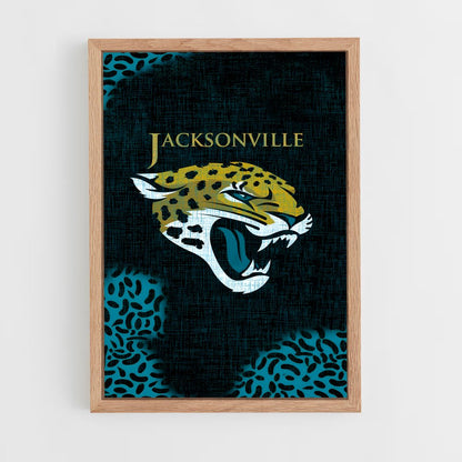 ap-jacksonville jaguars-5 cadre Bois clair