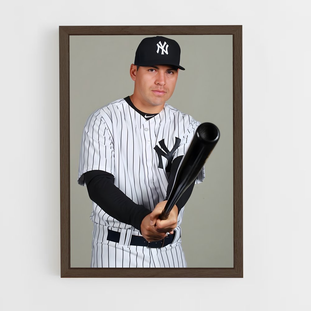 ap-jacoby ellsbury-4 cadre Bois foncé