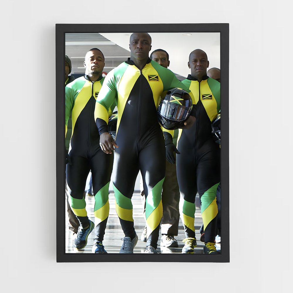 ap-jamaica bobsled team-1 cadre Noir