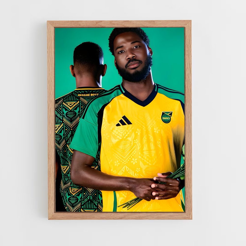 ap-jamaica national football team-4 cadre Bois clair