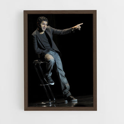 ap-jamel debbouze-3 cadre Bois foncé