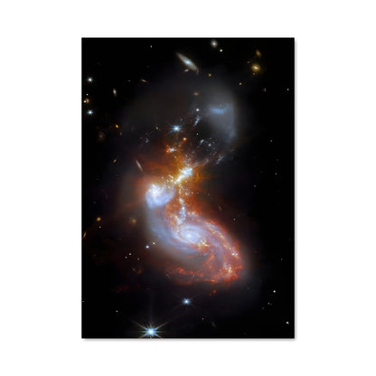 Poster Galaxie Lumineuse