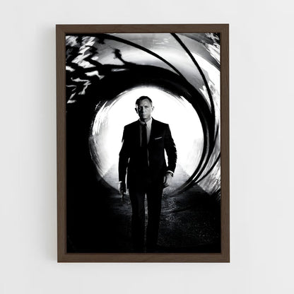 ap-james bond-10 cadre Bois foncé