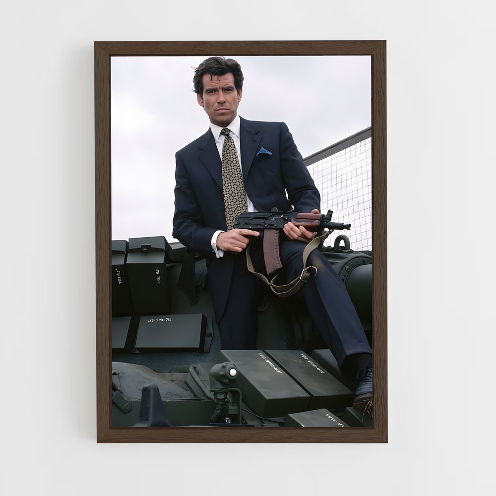ap-james bond-2 cadre Bois foncé