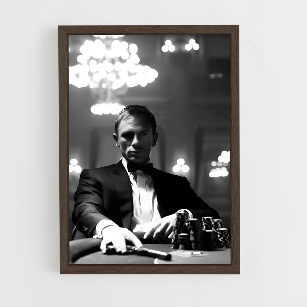 ap-james bond-7 cadre Bois foncé