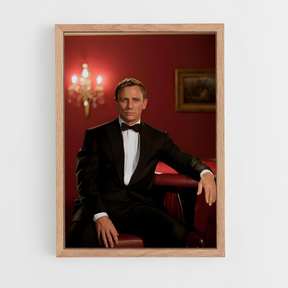 ap-james bond-8 cadre Bois clair