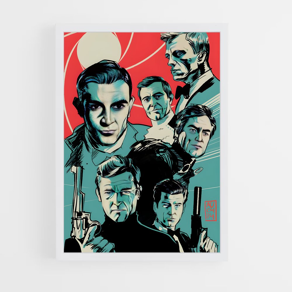 ap-james bond-9 cadre Blanc