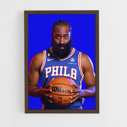 ap-james harden-7 cadre Bois foncé