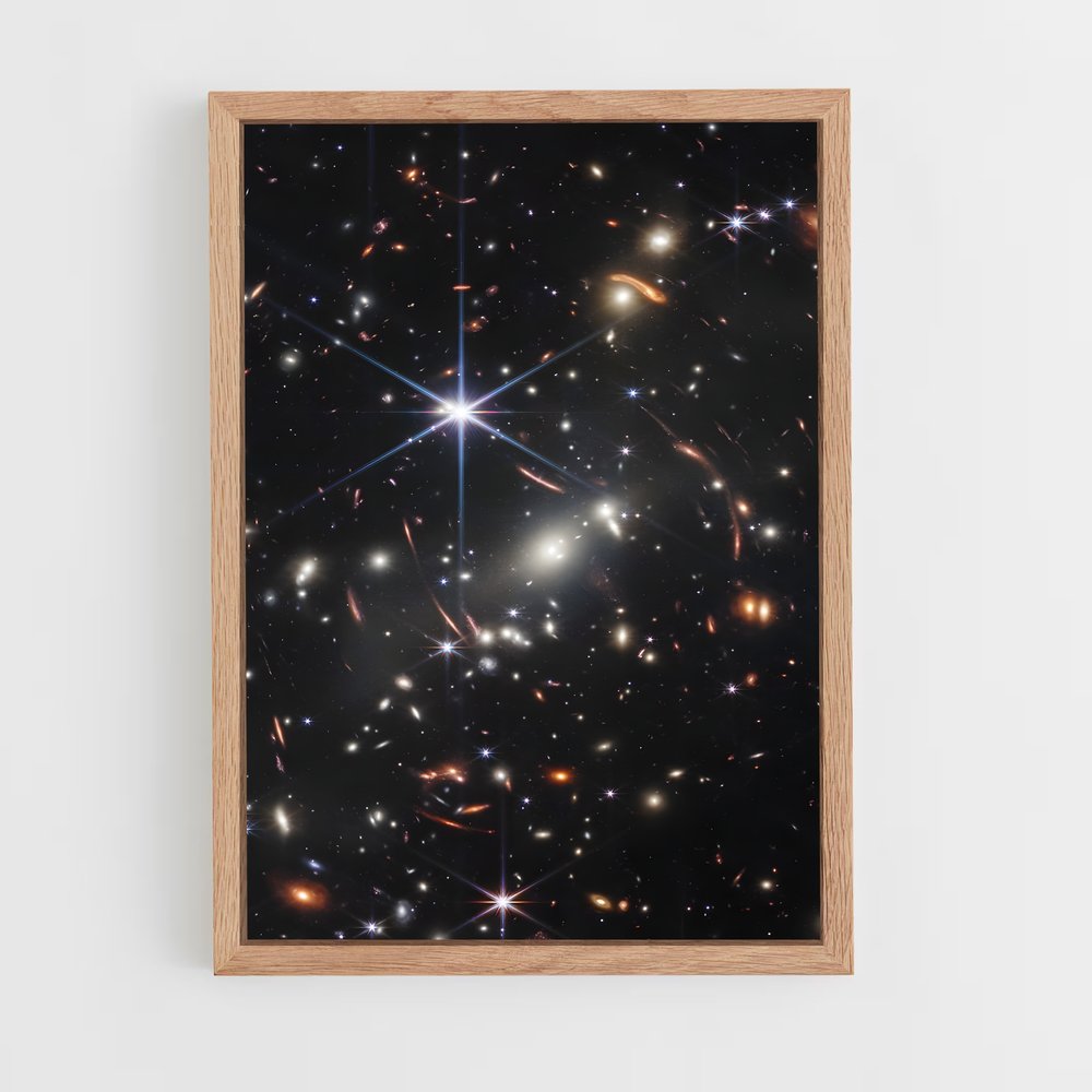 ap-james webb telescope-16 cadre Bois clair