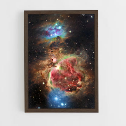 ap-james webb telescope-17 cadre Bois foncé