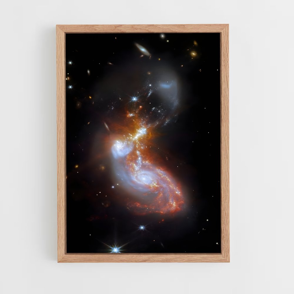 ap-james webb telescope-24 cadre Bois clair