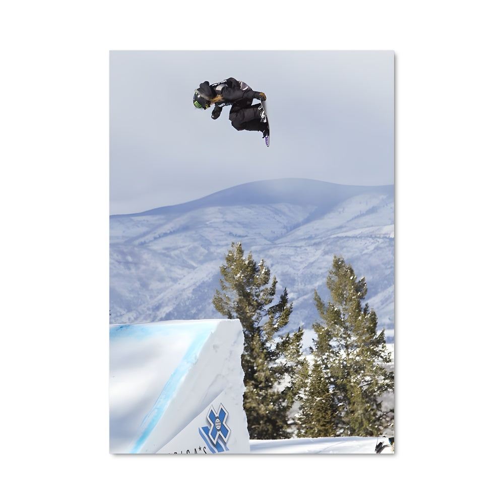 Poster Aérien En Neige