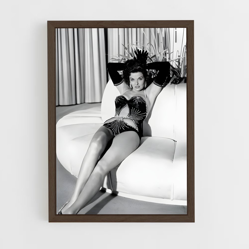 ap-jane russell-1 cadre Bois foncé