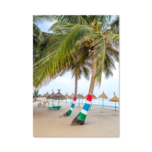 Poster Palmiers au Paradis