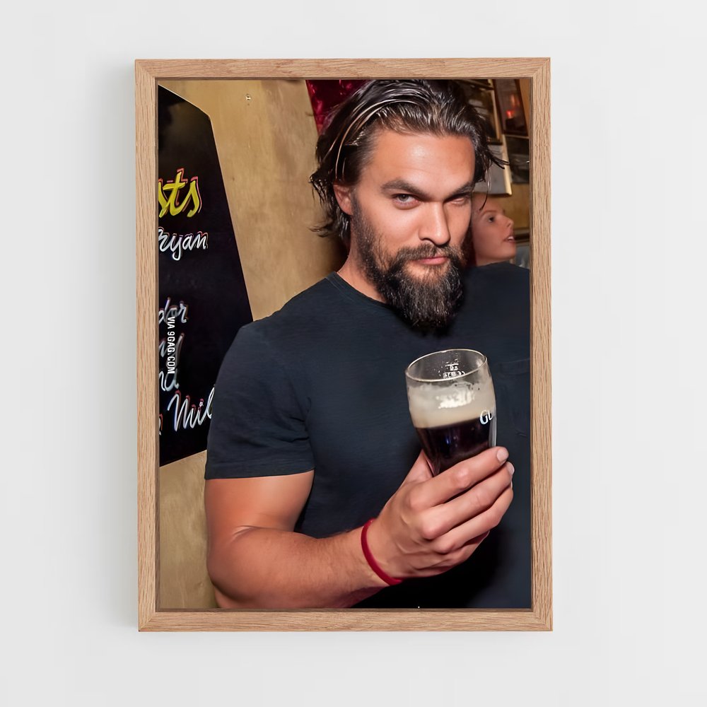 ap-jason momoa-9 cadre Bois clair