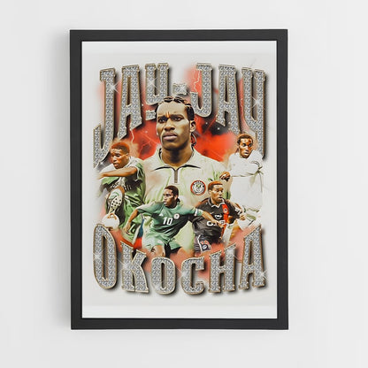 ap-jay-jay okocha-9 cadre Noir