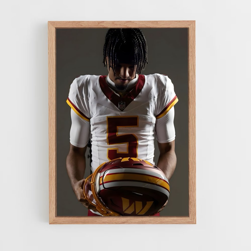 ap-jayden daniels-1 cadre Bois clair