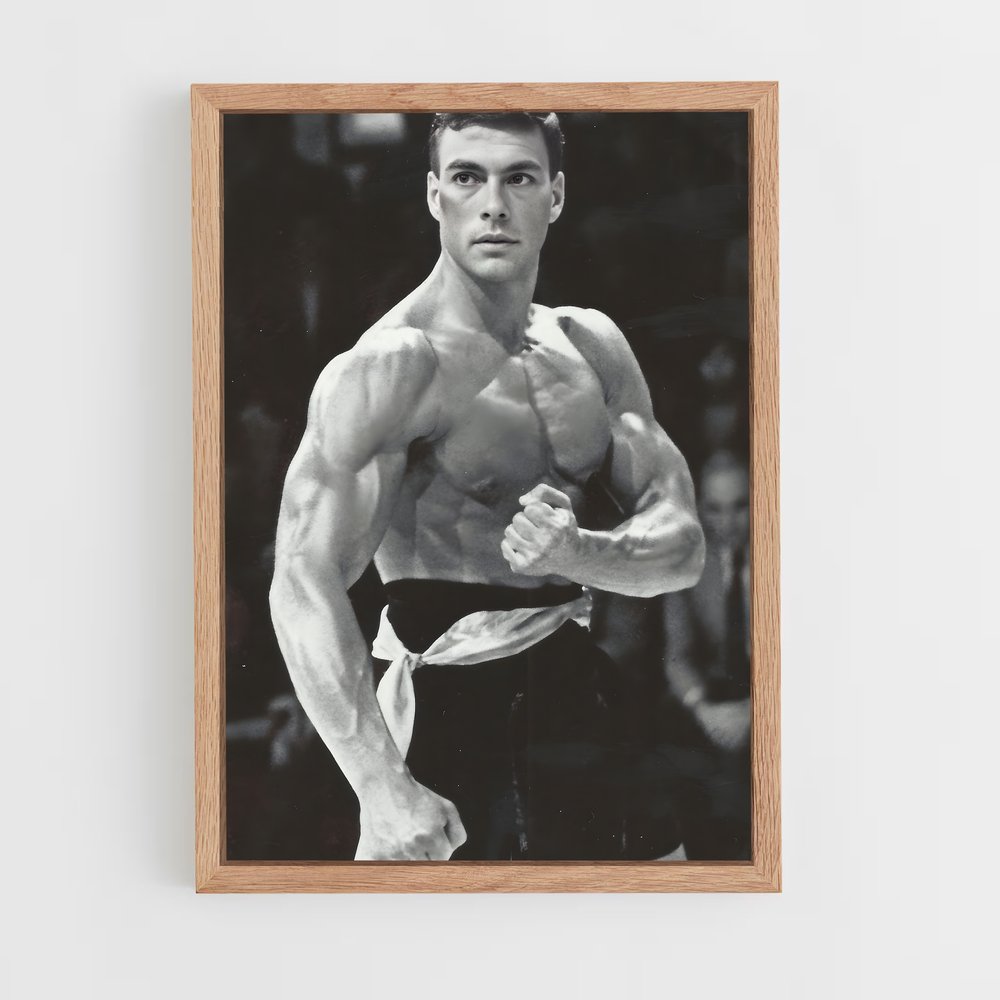 ap-jean-claude van damme-1 cadre Bois clair