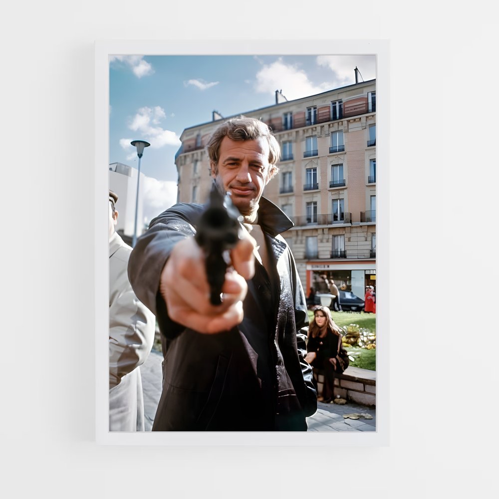 ap-jean-paul belmondo-5 cadre Blanc