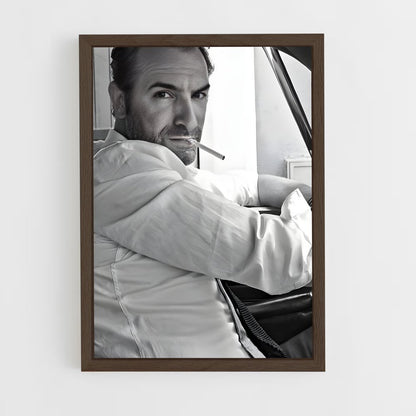 ap-jean dujardin-1 cadre Bois foncé
