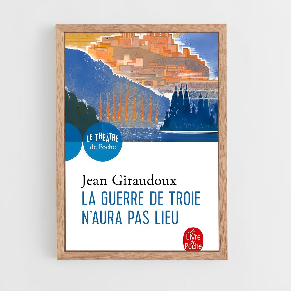 ap-jean giraudoux-3 cadre Bois clair