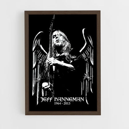 ap-jeff hanneman-3 cadre Bois foncé