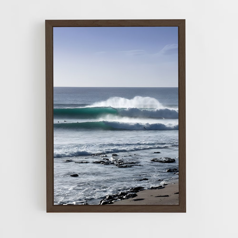 ap-jeffreys bay south africa-4 cadre Bois foncé