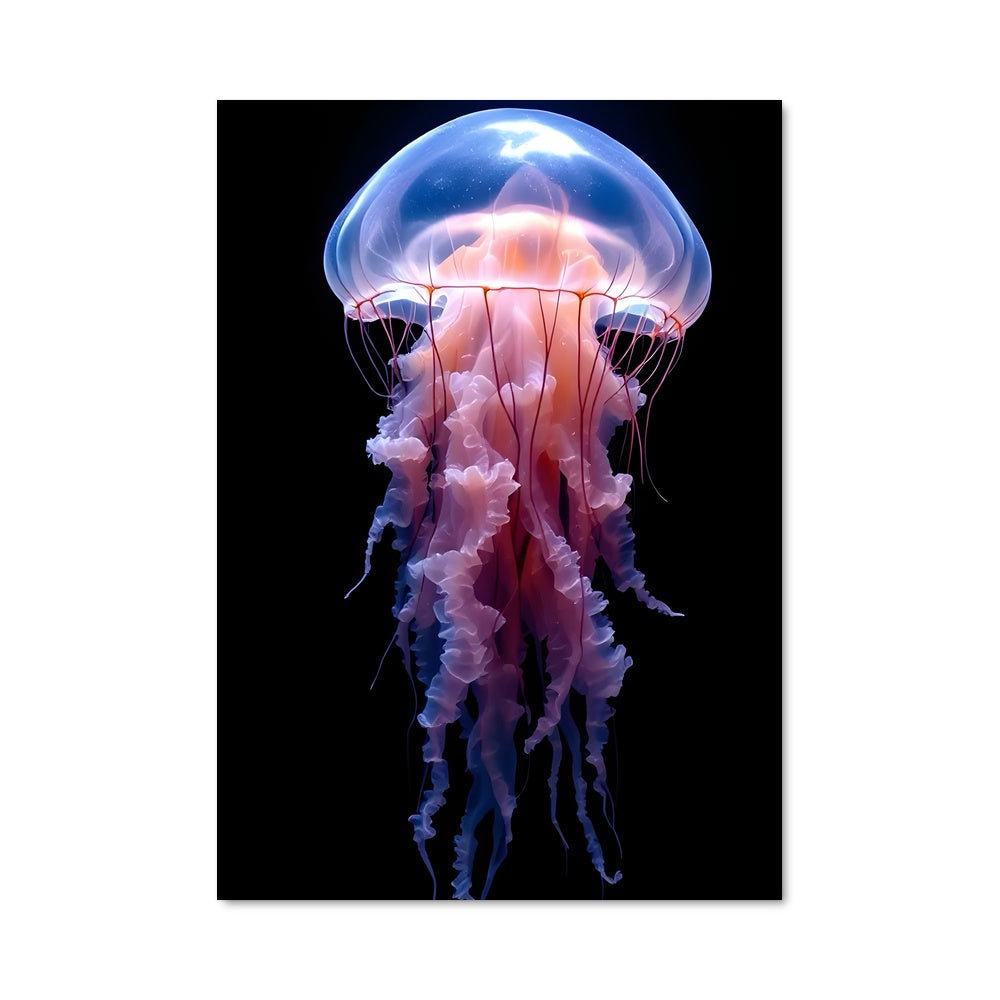 Poster Méduse Luminescente