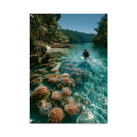 Poster Étreinte des Méduses