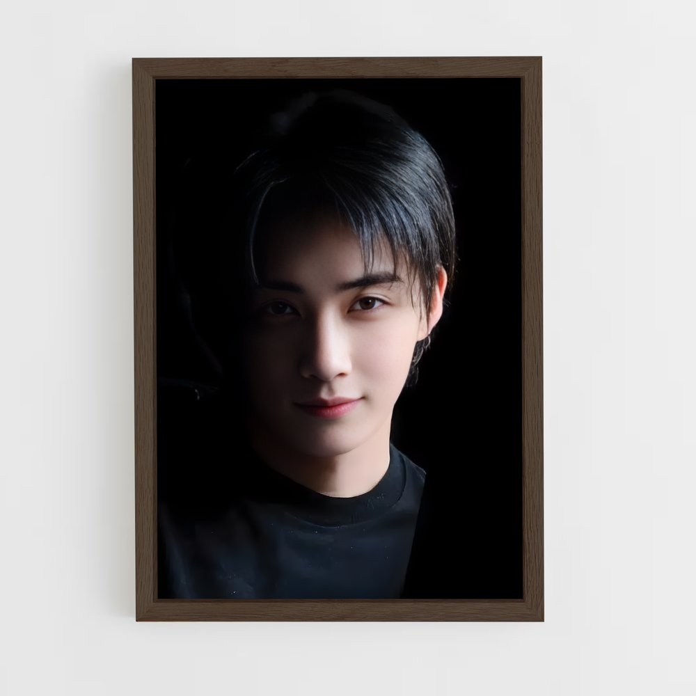 ap-jeonghan-11 cadre Bois foncé