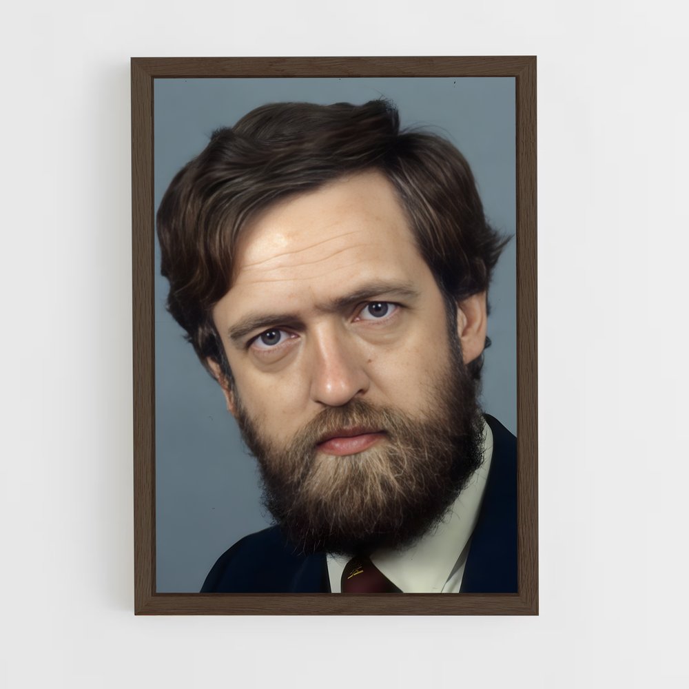 ap-jeremy corbyn-3 cadre Bois foncé