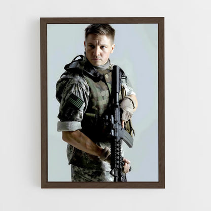 ap-jeremy renner-6 cadre Bois foncé