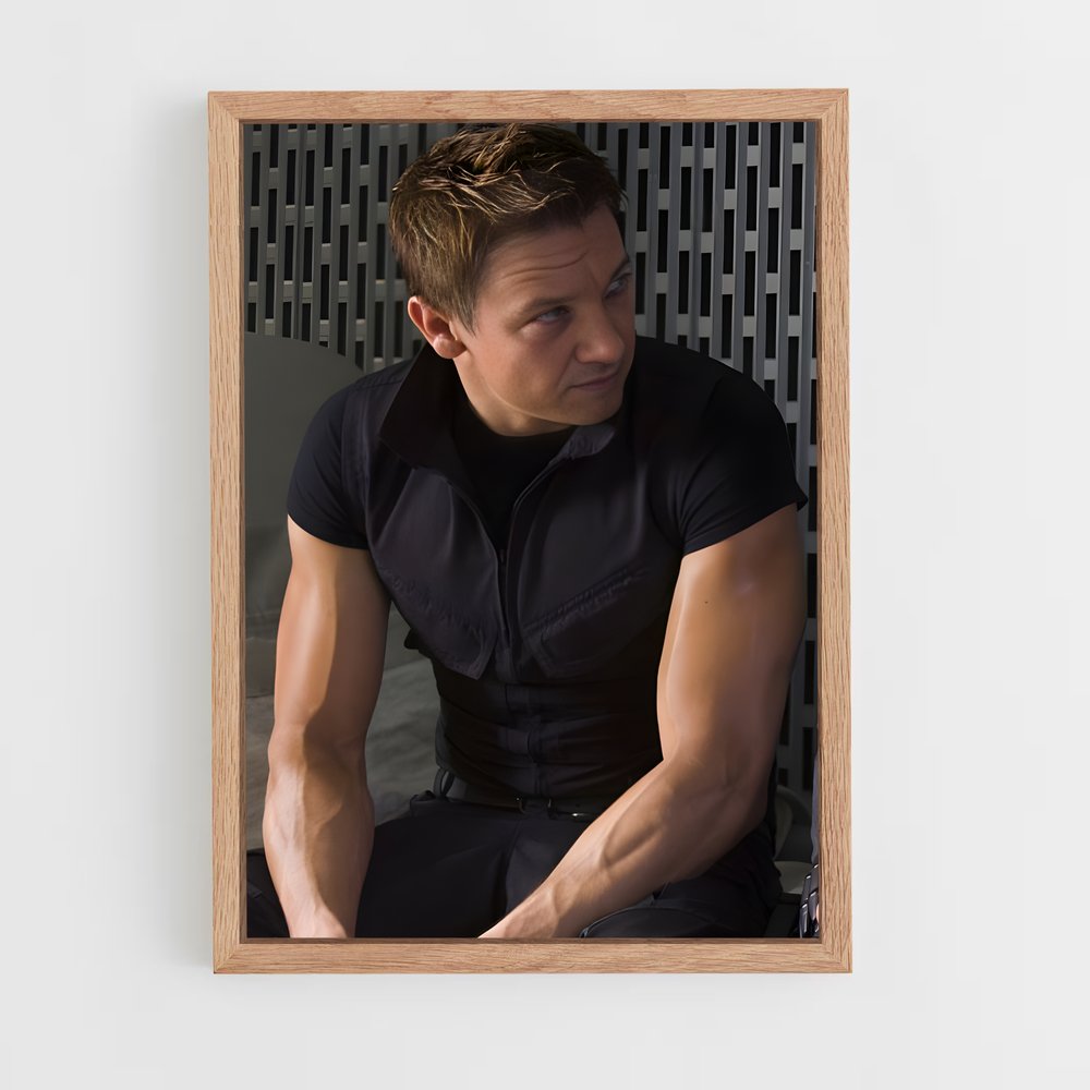 ap-jeremy renner-8 cadre Bois clair