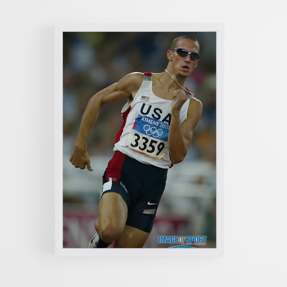 ap-jeremy wariner-2 cadre Blanc