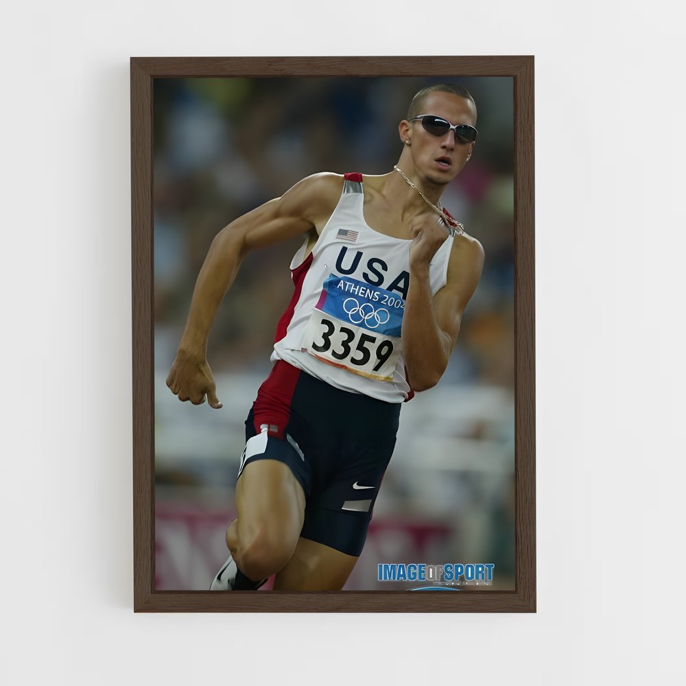 ap-jeremy wariner-2 cadre Bois foncé