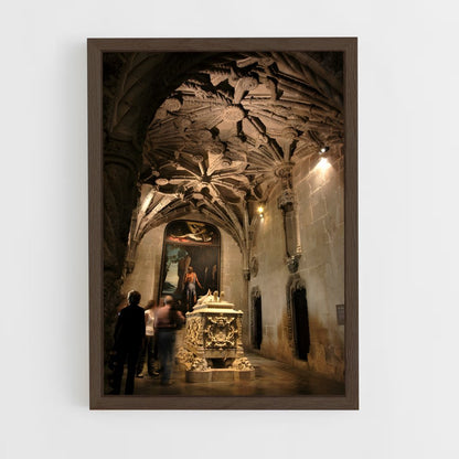 ap-jeronimos monastery-1 cadre Bois foncé