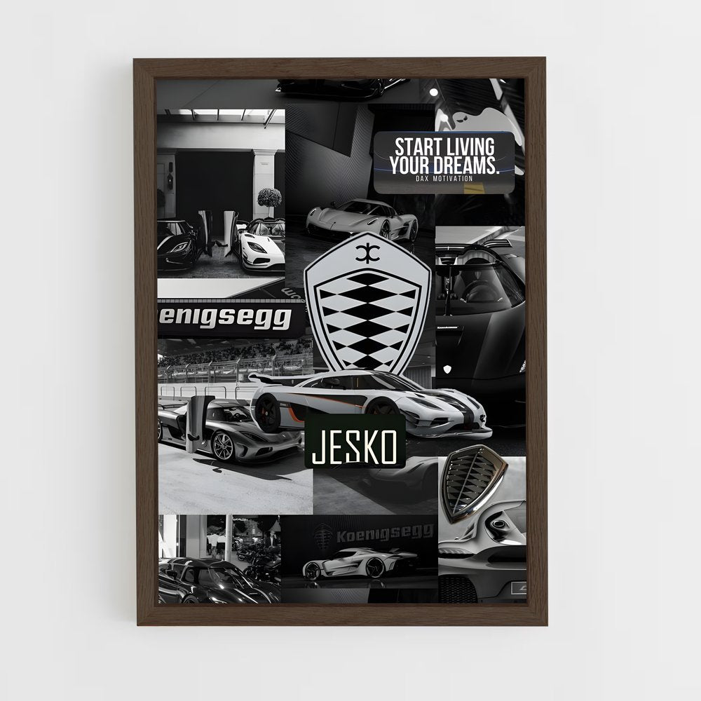ap-jesko-6 cadre Bois foncé
