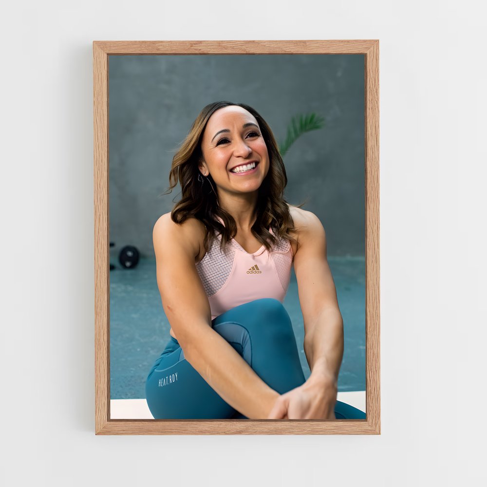 ap-jessica ennis-hill-10 cadre Bois clair