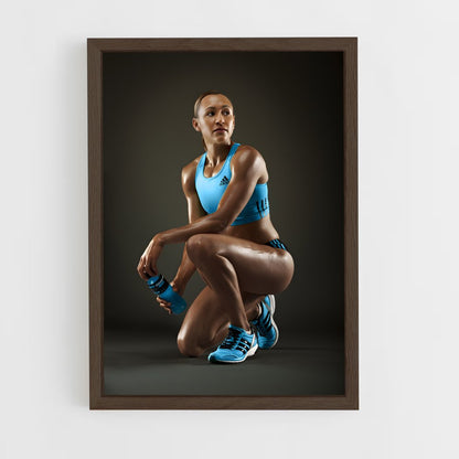 ap-jessica ennis-hill-2 cadre Bois foncé