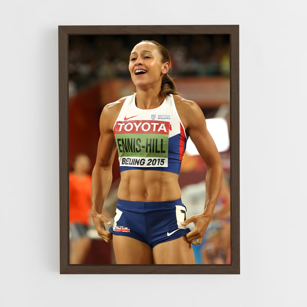 ap-jessica ennis-hill-3 cadre Bois foncé