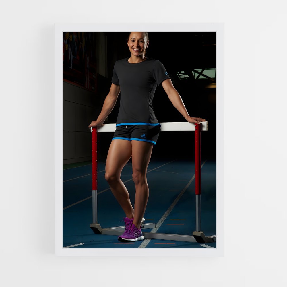 ap-jessica ennis-hill-4 cadre Blanc