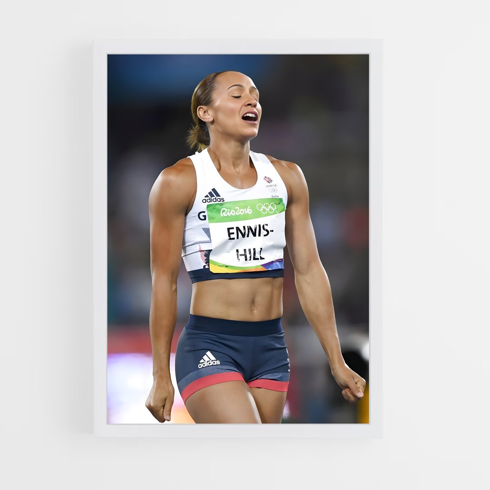 ap-jessica ennis-hill-9 cadre Blanc