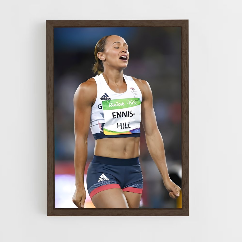 ap-jessica ennis-hill-9 cadre Bois foncé