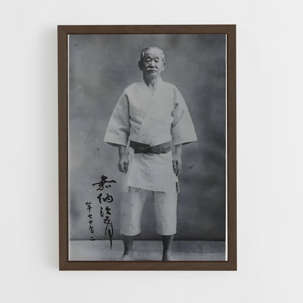 ap-jigoro kano-1 cadre Bois foncé