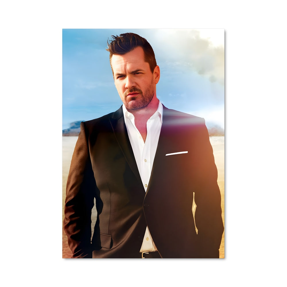 Poster Beach Businessman