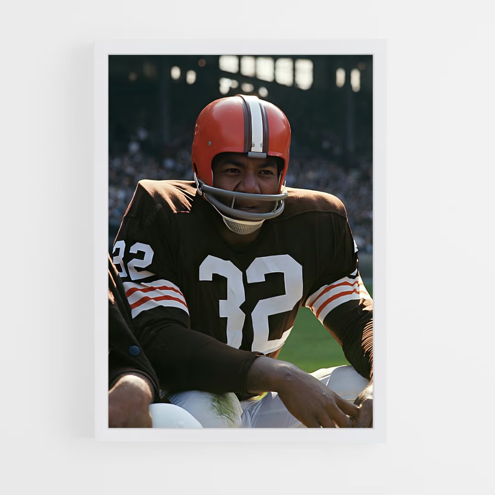 ap-jim brown-2 cadre Blanc