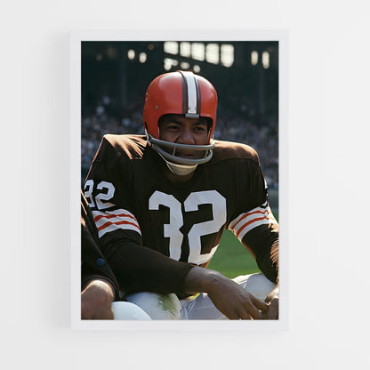 ap-jim brown-2 cadre Blanc
